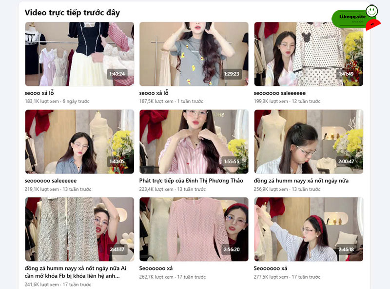 Live facebook giữ ổn định follow
