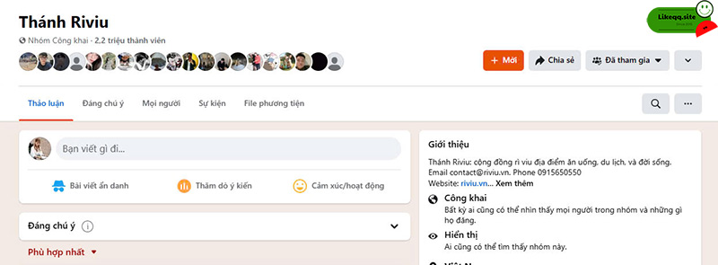 Vì sao tăng thành viên group Facebook