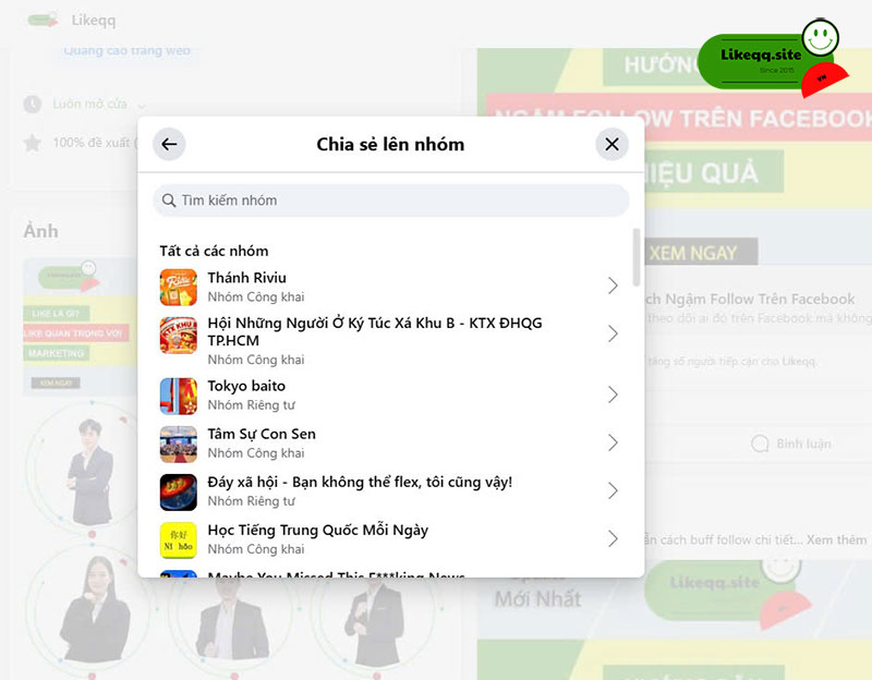 Auto like facebook tự nhiên