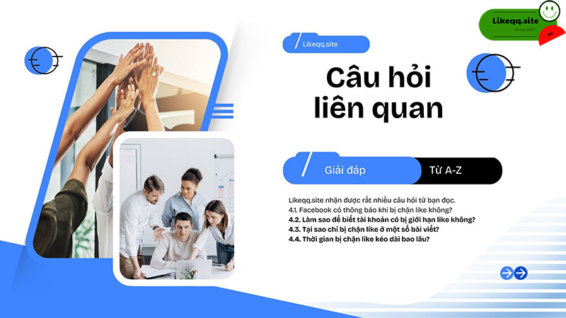Câu hỏi liên quan bị chặn like trên facebook