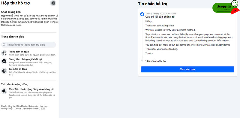 Khắc phục lỗi bị chặn trên facebook
