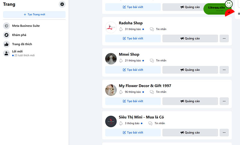 Lưu ý khi hủy like fanpage