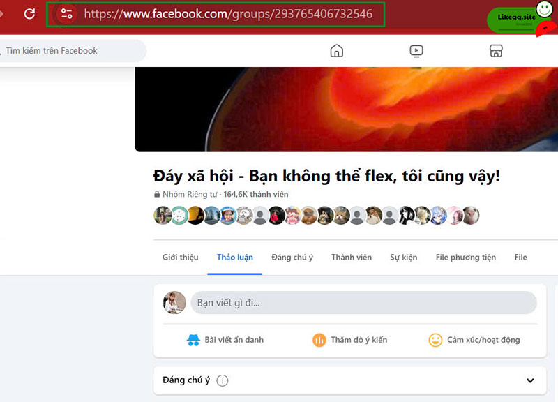 Cách lấy id group facebook trực tiếp