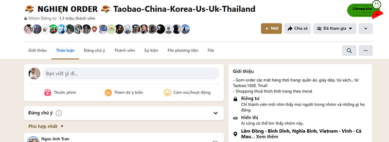 Câu hỏi liên quan dịch vụ xây dựng group Facebook