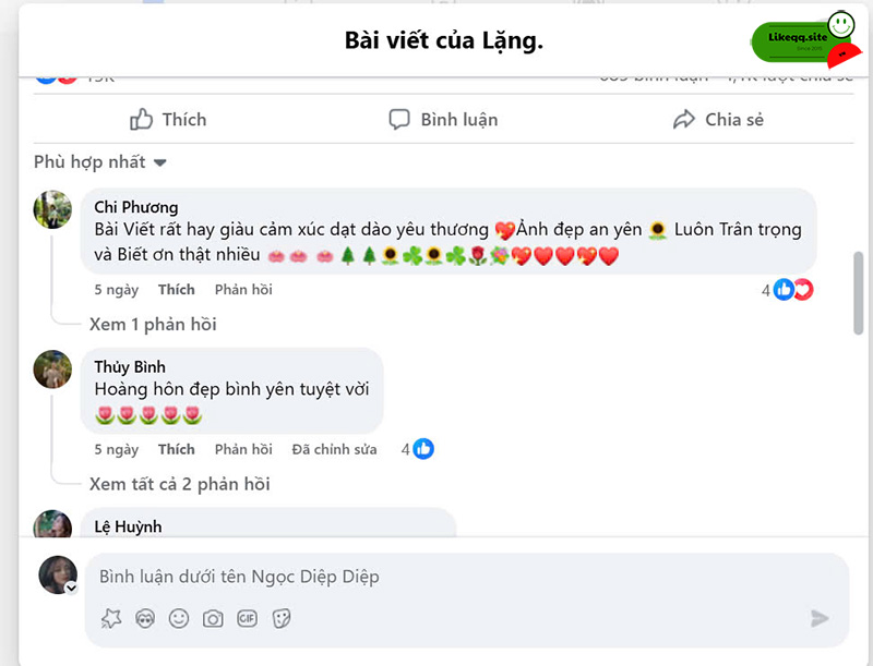 Câu hỏi liên quan facebook không thông báo bình luận