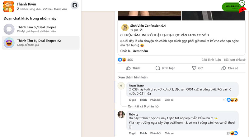 Lý do không thể đăng bình luận trong group facebook