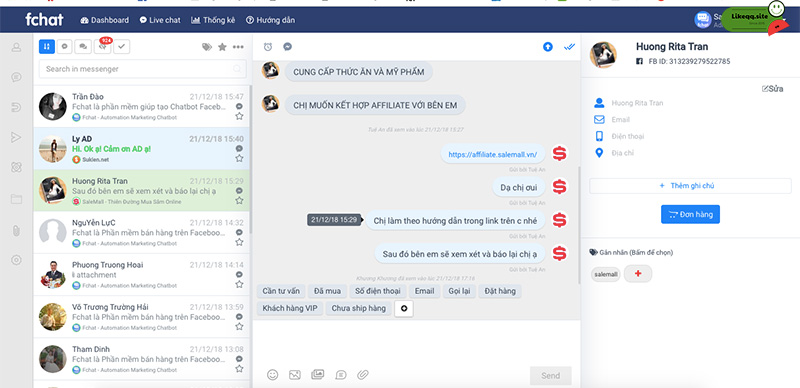 Phần mềm tăng comment facebook