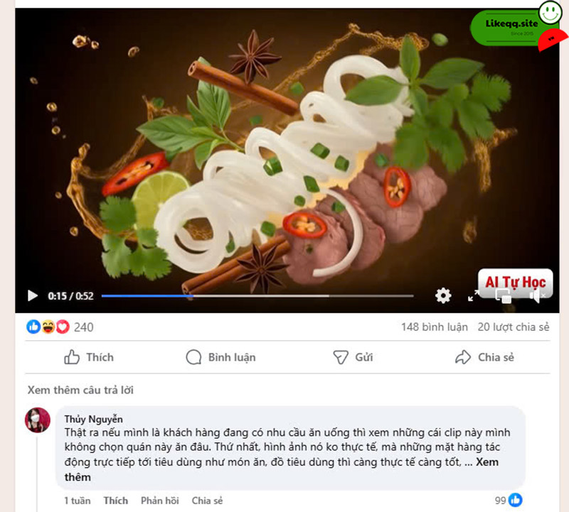 Tăng comment hình ảnh video thu hút