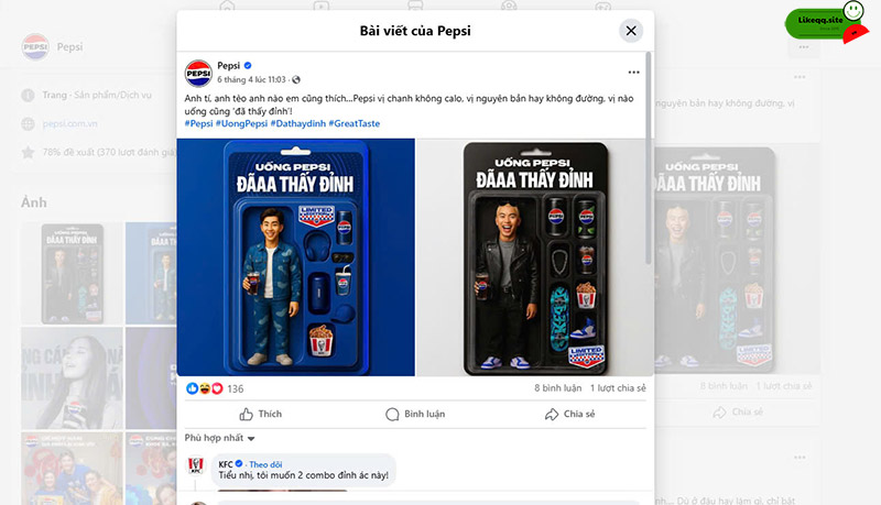 Tăng like cho comment facebook xây dựng nội dung thu hút