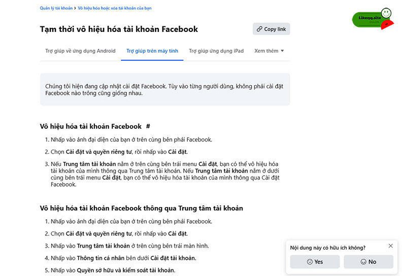 Tăng like comment facebook có bị khóa không