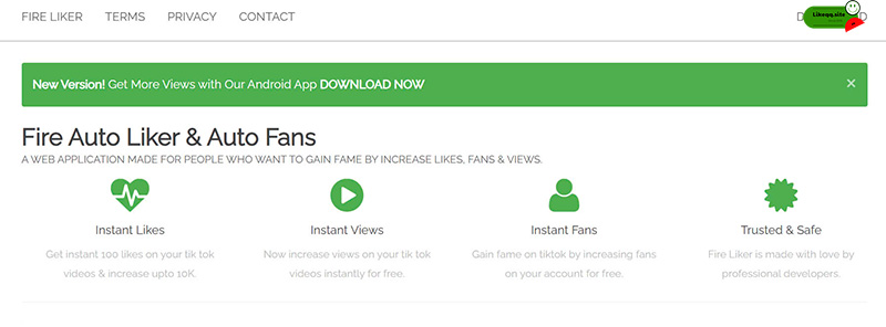 App tăng like facebook miễn phí Free Liker
