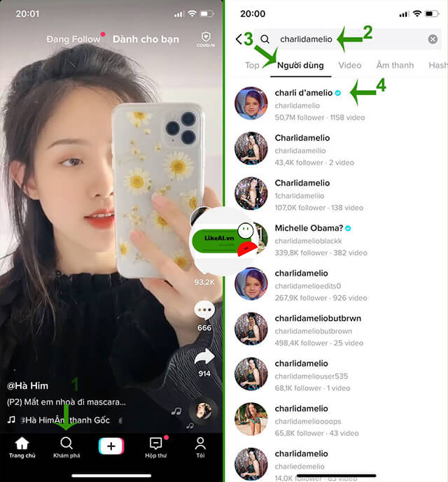 Auto follow tiktok thủ công