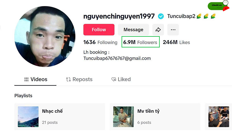 Cách tăng follow trên tiktok