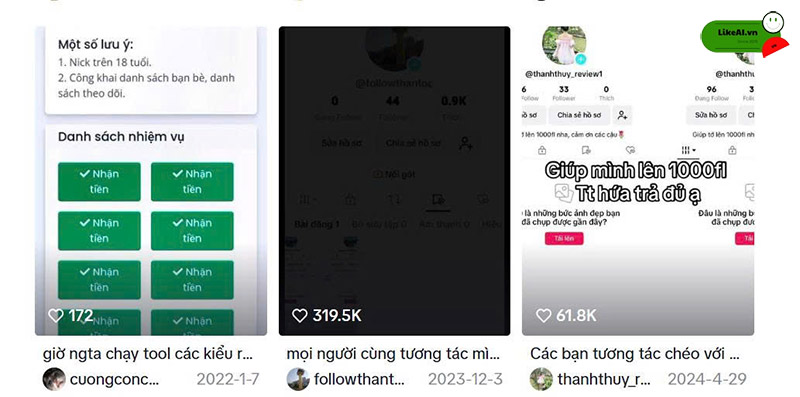 Có nên trao đổi sub tiktok