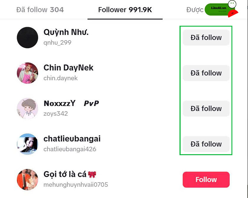 Giới hạn tổng số follow tối đa trên tiktok
