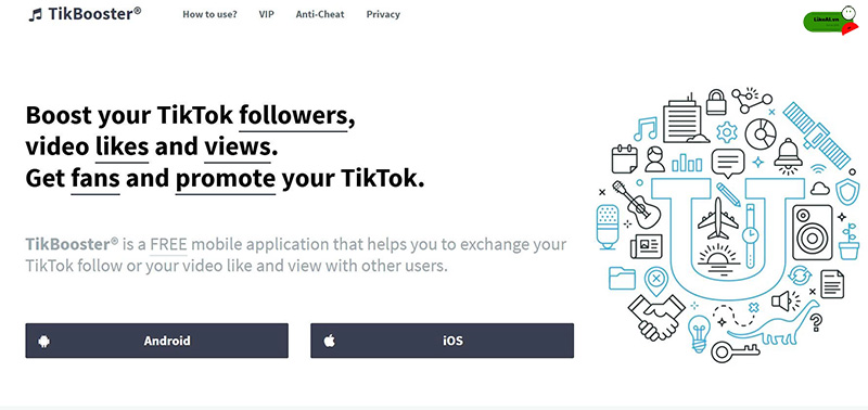 Tăng follow TikTok nhanh nhất Tik Bosster