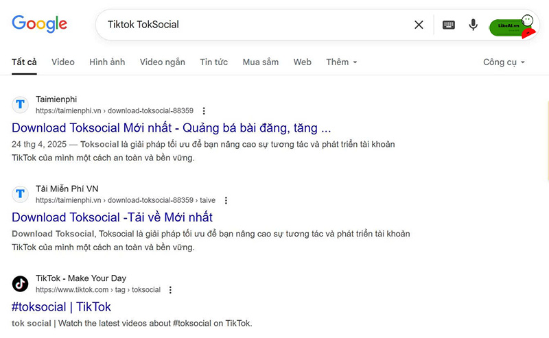 Tool tăng follow tiktok TokSocial