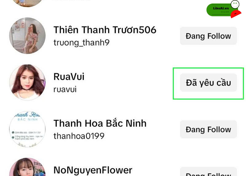 Yêu cầu follow trên tiktok là gì