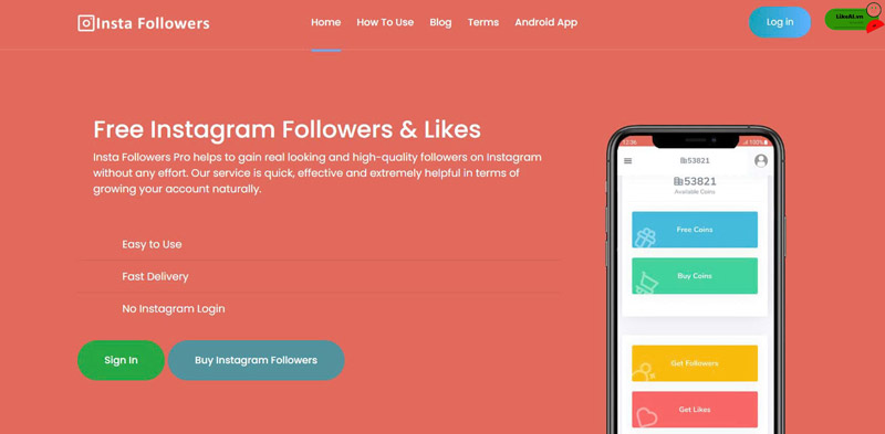 App tăng follow Instagram miễn phí Followers Pro+