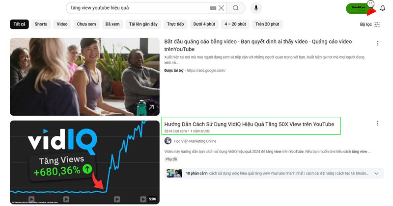 Cách tăng view youtube SEO kênh
