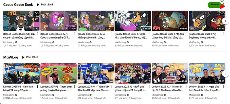 Một số YouTuber kiếm hàng chục triệu từ 1 triệu view