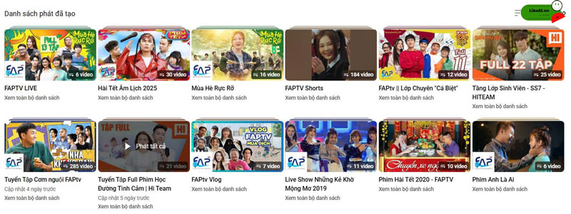 Tận dụng playlist và video liên quan