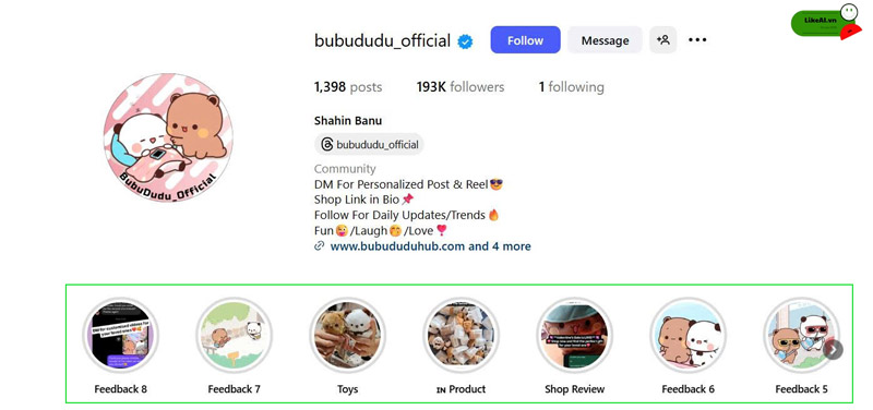 Tăng like IG Dùng Story và Sticker để kéo like
