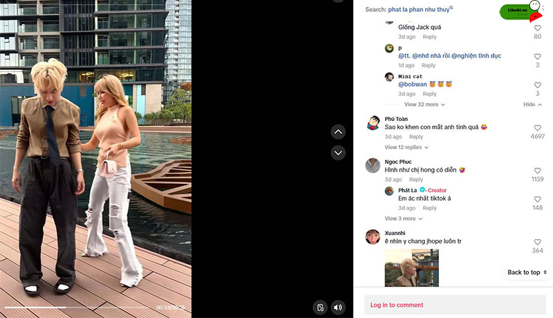 Tăng lượt xem tiktok tương tác người xem
