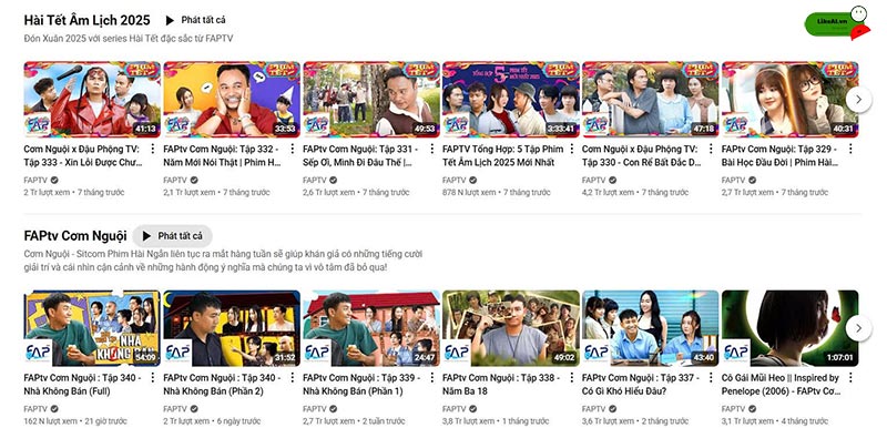 Tăng subscribe Youtube tạo danh sách phát