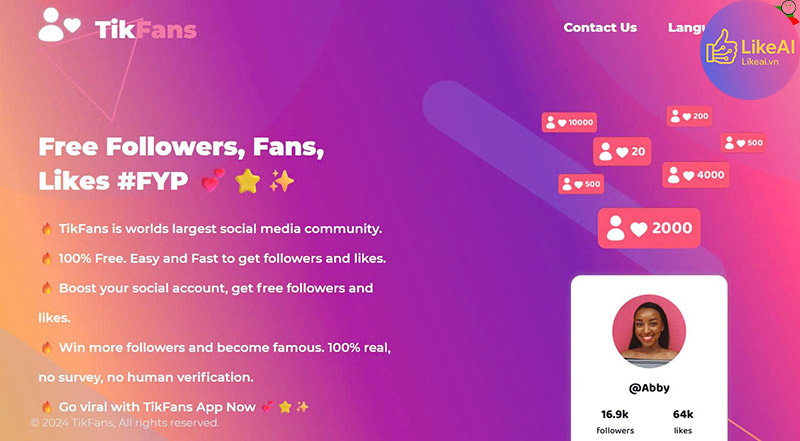 Tool tăng mắt livestream tiktok miễn phí